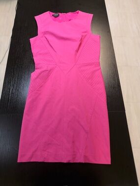 bebe Fuchsia Pink Sheath Dress